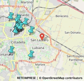 Mappa Via Agostino Bottego, 43123 Parma PR, Italia (2.52889)