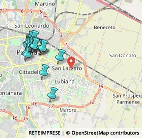 Mappa Via Agostino Bottego, 43123 Parma PR, Italia (2.2915)