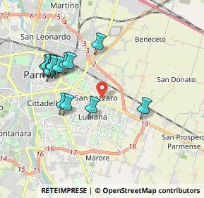 Mappa Via Agostino Bottego, 43123 Parma PR, Italia (1.90429)