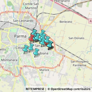Mappa Via Agostino Bottego, 43123 Parma PR, Italia (0.9995)
