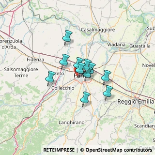 Mappa Largo Cesare Beccaria, 43125 Parma PR, Italia (8.44727)