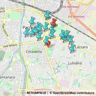 Mappa Via Renzo Pezzani, 43123 Parma PR, Italia (0.852)
