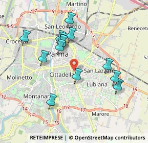 Mappa Via Renzo Pezzani, 43123 Parma PR, Italia (1.79143)