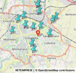 Mappa Via Renzo Pezzani, 43123 Parma PR, Italia (1.97714)