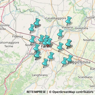 Mappa Via Renzo Pezzani, 43123 Parma PR, Italia (12.106)