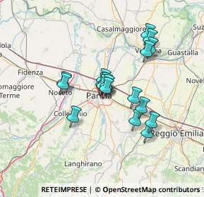 Mappa Via Renzo Pezzani, 43123 Parma PR, Italia (10.84833)