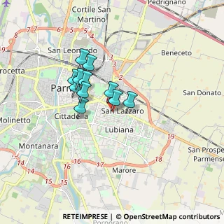 Mappa Via Cassio Parmense, 43123 Parma PR, Italia (1.24545)