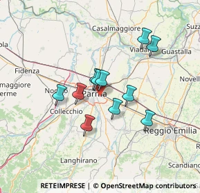 Mappa Via Cassio Parmense, 43123 Parma PR, Italia (10.61364)