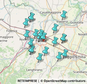 Mappa Via Cassio Parmense, 43123 Parma PR, Italia (12.2585)