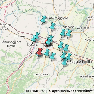 Mappa Via Stanislao Solari, 43125 Parma PR, Italia (10.3945)