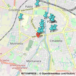 Mappa Via Stanislao Solari, 43125 Parma PR, Italia (0.94231)