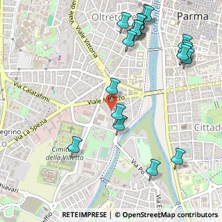 Mappa Via Stanislao Solari, 43125 Parma PR, Italia (0.682)