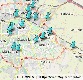 Mappa Via Ferdinando Orlandi, 43123 Parma PR, Italia (2.1615)