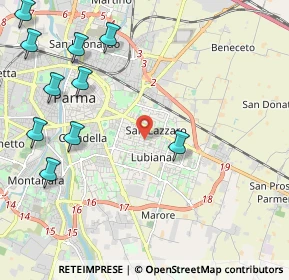 Mappa Via Ferdinando Orlandi, 43123 Parma PR, Italia (2.93727)