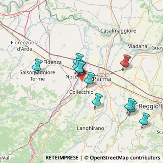 Mappa Strada Madonnina, 43044 Parma PR, Italia (13.84091)