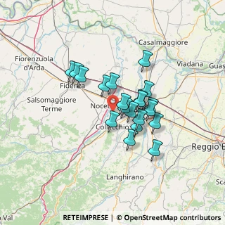 Mappa Strada Madonnina, 43044 Madregolo PR, Italia (10.0675)