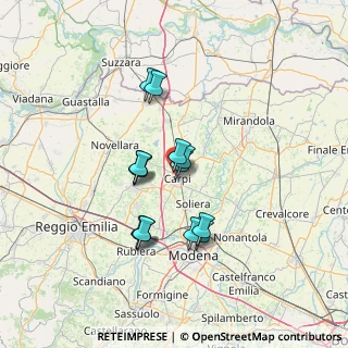 Mappa Via Galileo Ferraris, 41012 Carpi MO, Italia (11.12143)