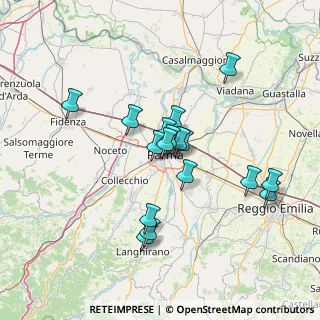 Mappa Viale della Villetta, 43125 Parma PR, Italia (12.07412)