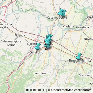 Mappa Viale della Villetta, 43125 Parma PR, Italia (8.60545)