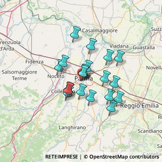 Mappa Viale della Villetta, 43125 Parma PR, Italia (10.3695)