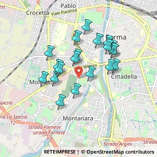 Mappa Viale della Villetta, 43125 Parma PR, Italia (0.8375)