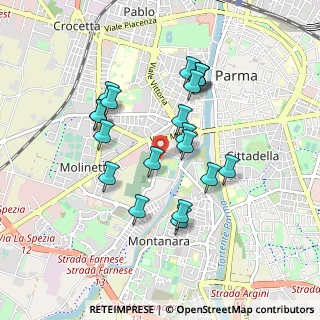 Mappa Viale della Villetta, 43125 Parma PR, Italia (0.825)