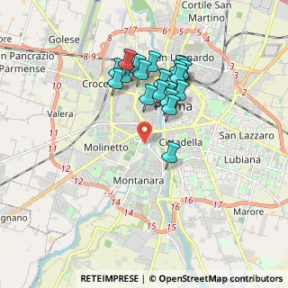 Mappa Via Stirone, 43125 Parma PR, Italia (1.595)