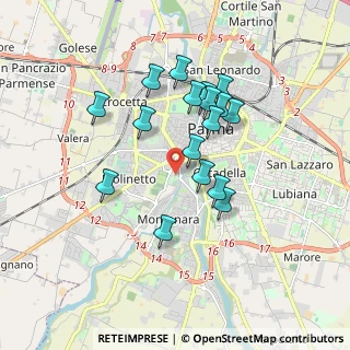 Mappa Via Stirone, 43125 Parma PR, Italia (1.55118)