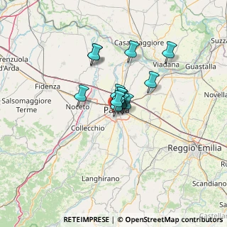 Mappa Via Stirone, 43125 Parma PR, Italia (7.47357)