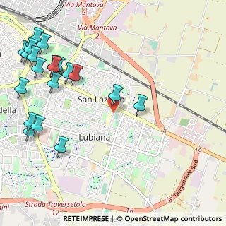 Mappa Via Alberto del Bono, 43123 Parma PR, Italia (1.4575)