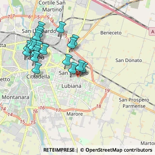 Mappa Via Alberto del Bono, 43123 Parma PR, Italia (2.181)