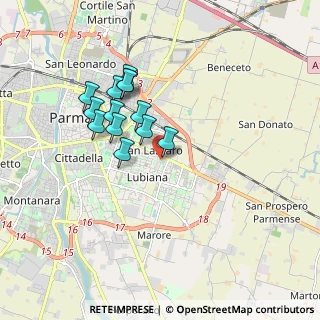 Mappa Via Alberto del Bono, 43123 Parma PR, Italia (1.54308)