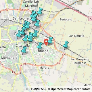 Mappa Via Alberto del Bono, 43123 Parma PR, Italia (2.122)