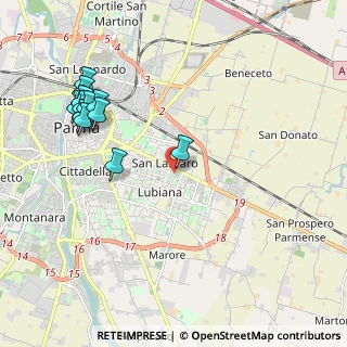 Mappa Via Alberto del Bono, 43123 Parma PR, Italia (2.39714)