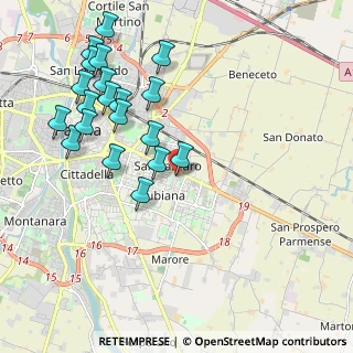 Mappa Via Alberto del Bono, 43123 Parma PR, Italia (2.2545)