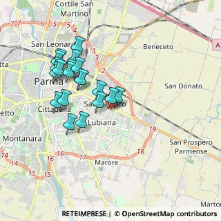 Mappa Via Alberto del Bono, 43123 Parma PR, Italia (1.7925)