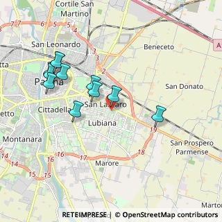 Mappa Via Alberto del Bono, 43123 Parma PR, Italia (1.9)
