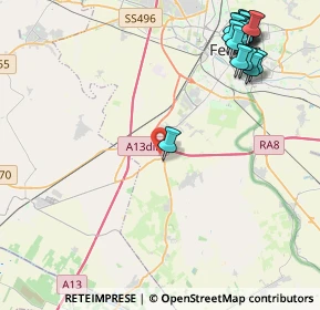 Mappa Strada Statale Porrettana, 44124 Uccellino FE, Italia (5.76588)