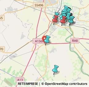 Mappa Strada Statale Porrettana, 44124 Uccellino FE, Italia (5.1045)