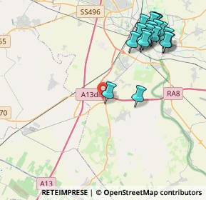 Mappa Strada Statale Porrettana, 44124 Uccellino FE, Italia (5.0405)