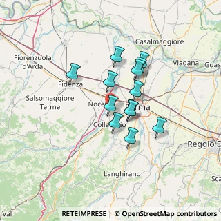 Mappa Via Dalcò, 43044 Madregolo PR, Italia (10.24308)