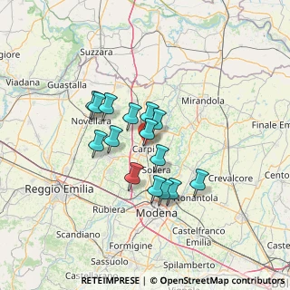 Mappa Via Lago Trasimeno, 41012 Carpi MO, Italia (10.37267)