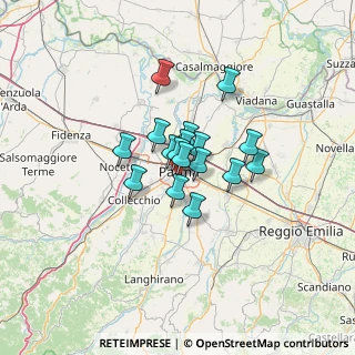 Mappa Piazza Alessandro Volta, 43123 Parma PR, Italia (7.88412)