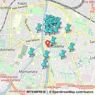 Mappa Piazza Alessandro Volta, 43123 Parma PR, Italia (0.833)