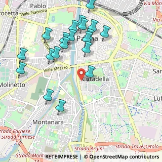Mappa Piazza Alessandro Volta, 43123 Parma PR, Italia (1.131)