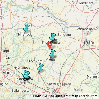 Mappa Via Gallerani, 44045 Cento FE, Italia (21.6725)