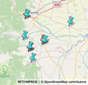 Mappa Via Vigone, 10061 Cavour TO, Italia (6.38818)