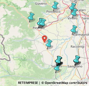 Mappa Via Vigone, 10061 Cavour TO, Italia (18.966)