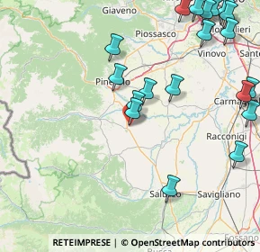 Mappa Via Vigone, 10061 Cavour TO, Italia (22.222)