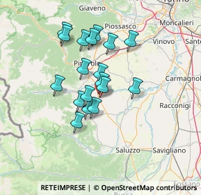 Mappa Via Vigone, 10061 Cavour TO, Italia (11.06611)